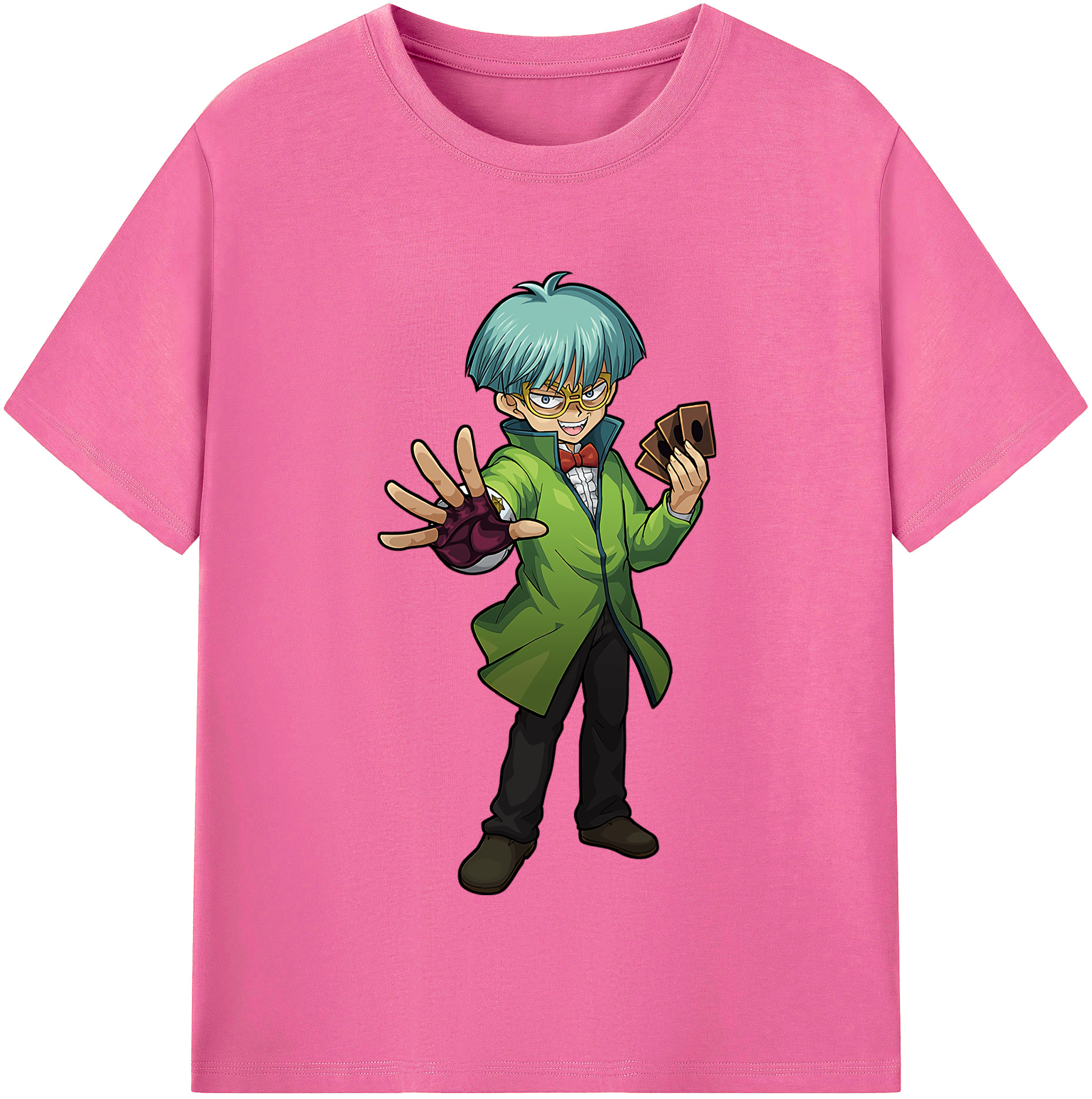 （画像用） 遊☆戯☆王 Yu-Gi-Oh! レディースカジュアルプリントTシャツ（綿100％）
